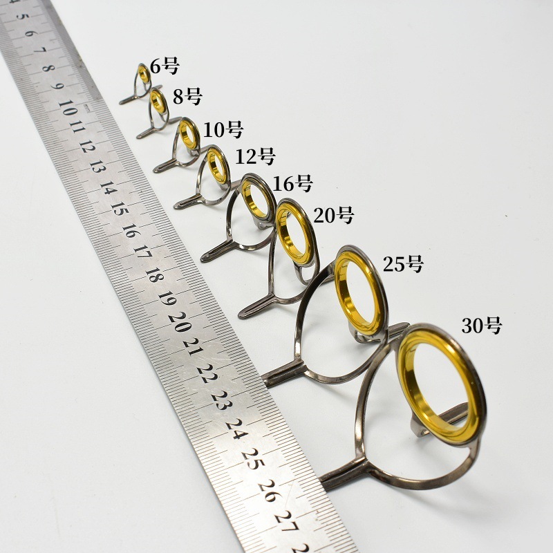 Fishing Rod Guide Replacement - 8 pçs equipamento de pesca kit