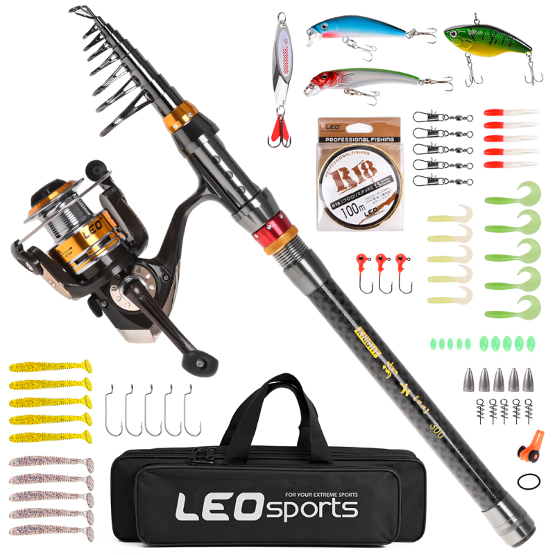 Fishing Rod Carbon Fiber - Fibra de carbono telescópica Pesca Rod,