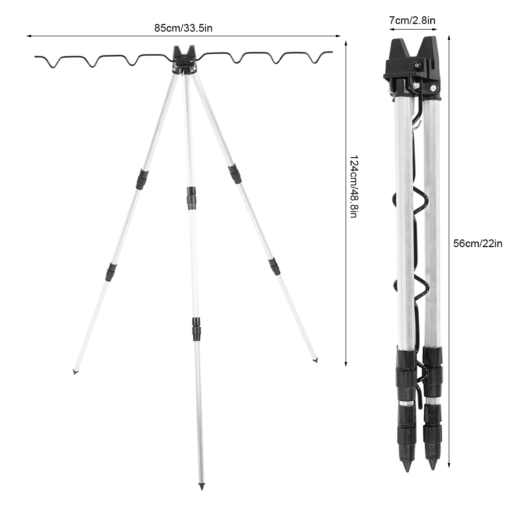 Suportes de Tripé para Varas d - Fishing Rod Rack avaliação e preço