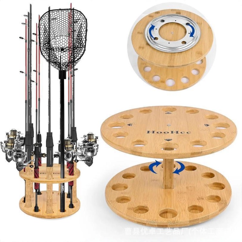 Suporte Giratório Redondo de M - Fishing Rod Rack avaliação e preço