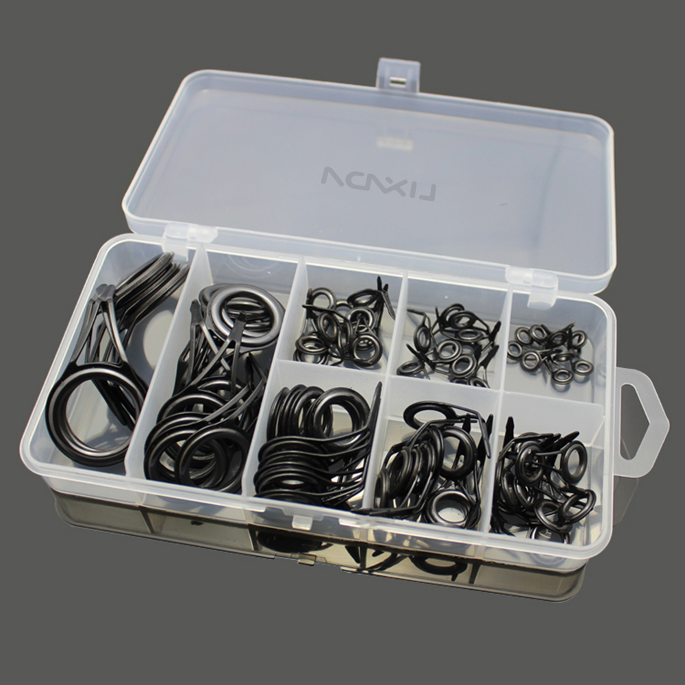 75 pçs vários tamanhos guia de - Fishing Rod Repair Kit avaliação e preço